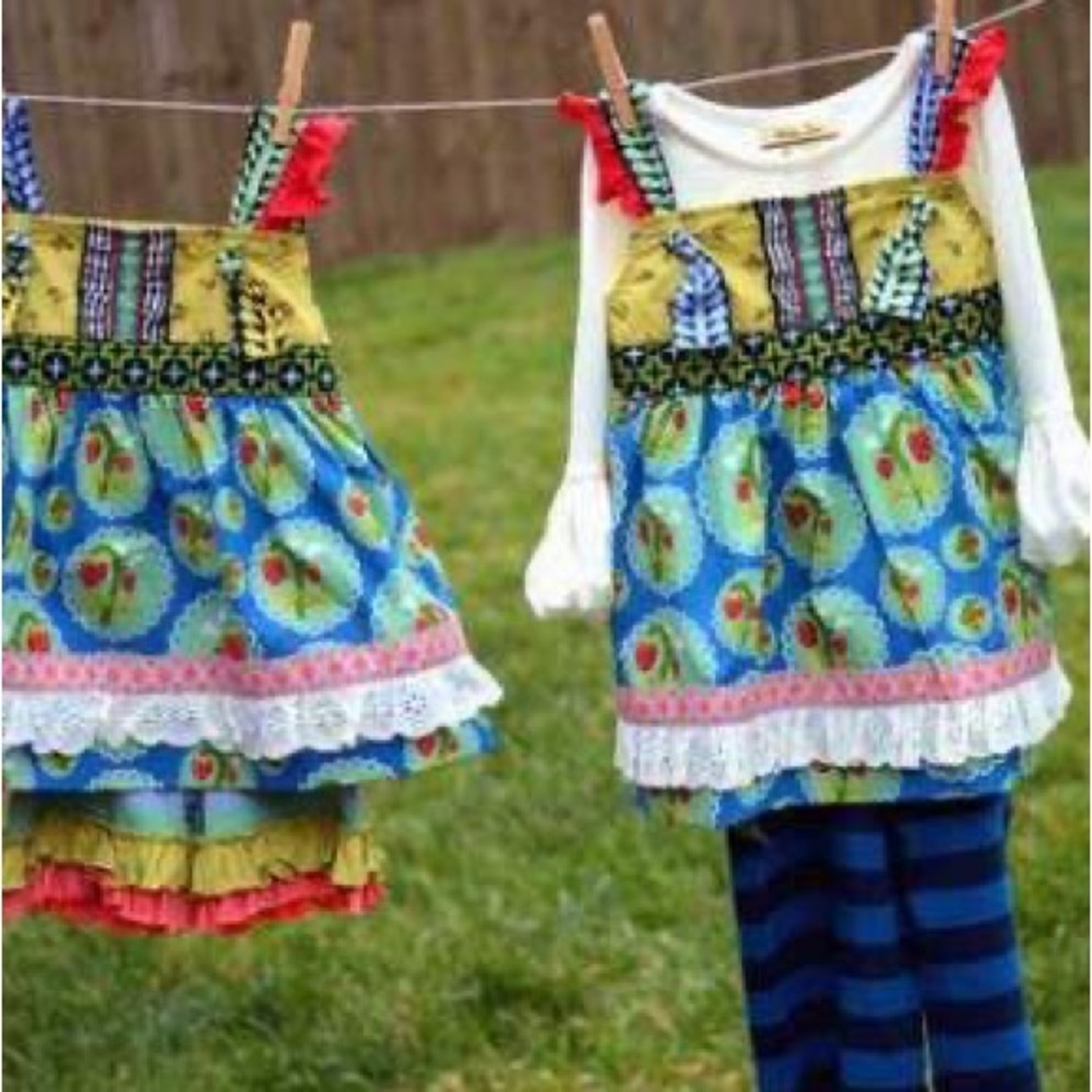 Matilda Jane knot/apron tunic size 4